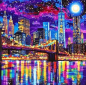 Preview: Diamond Painting Manhattan in der Nacht